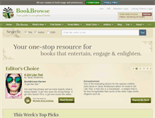 Tablet Screenshot of bookbrowse.com